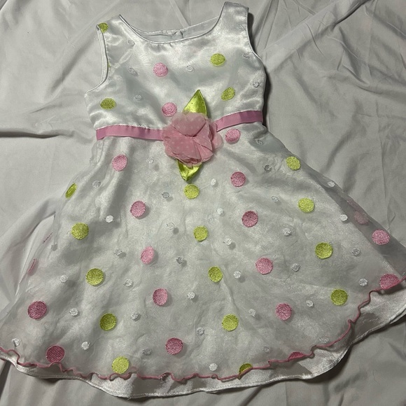 Youngland Other - Youngland  Polka Dot Spring Easter Dress  3T Summer Toddler Dress